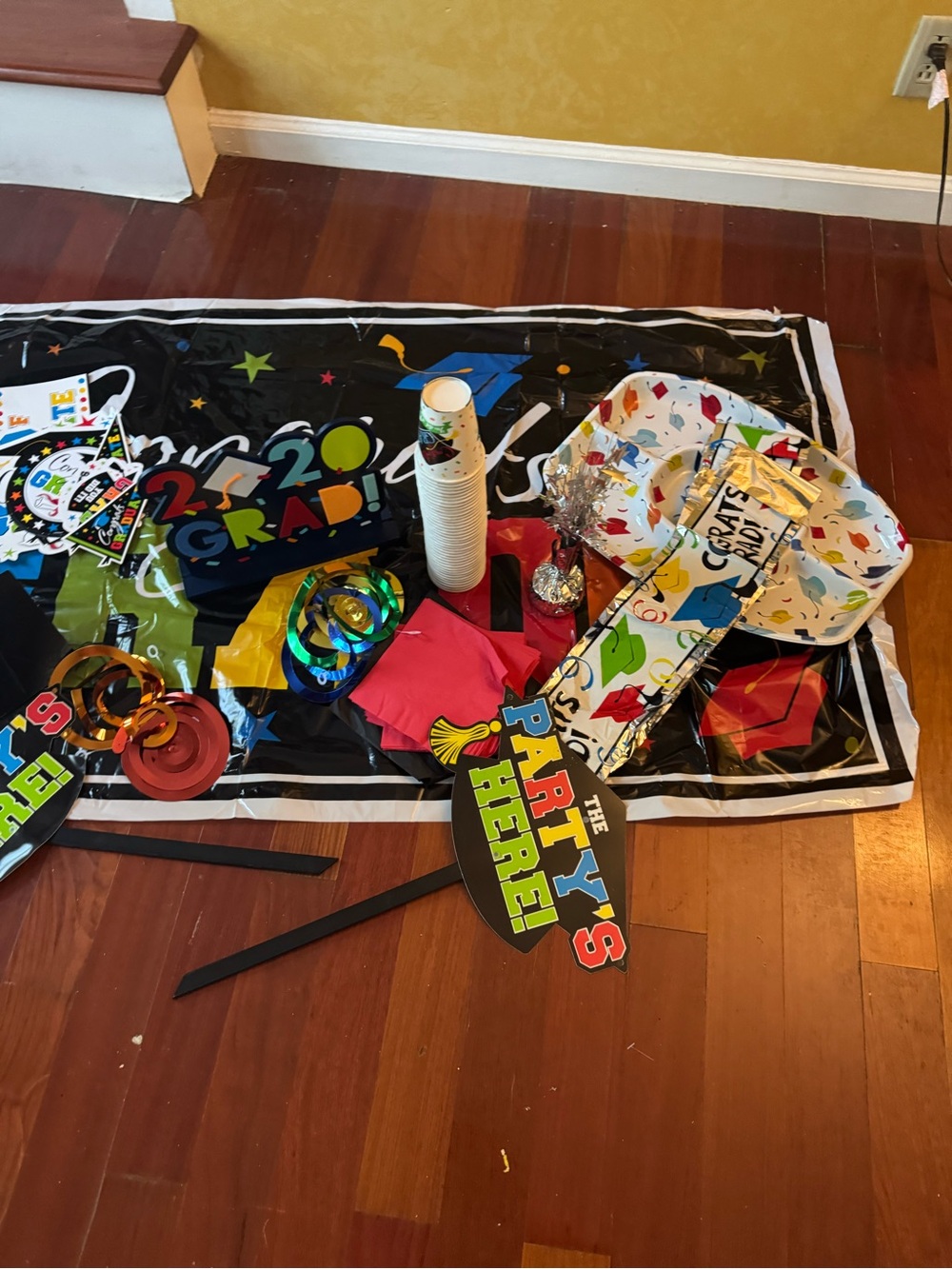 Colorful Graduation Party Supply Bundle - Multicolor